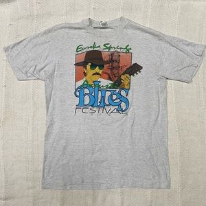Vintage 1993 Eureka Springs Blues Festival t-shirt
